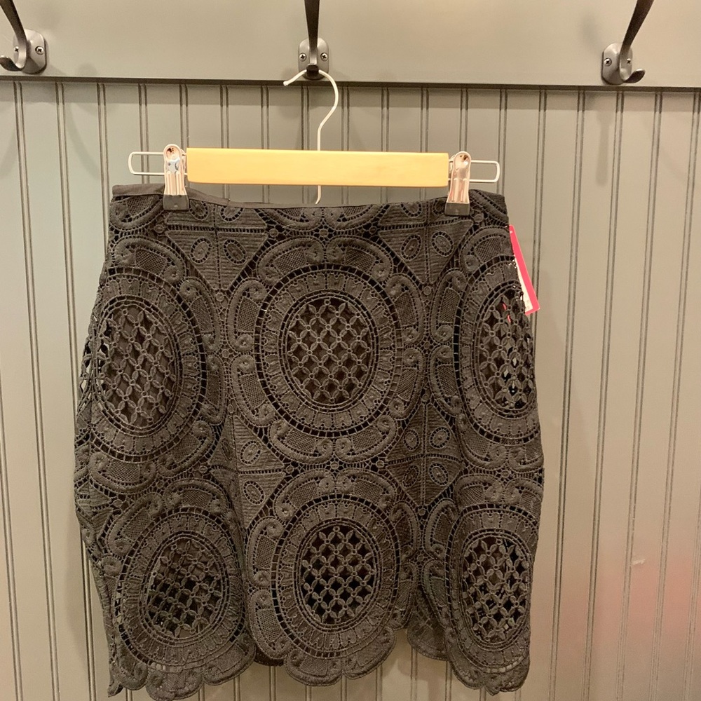 New with tags! Black, lace skirt.